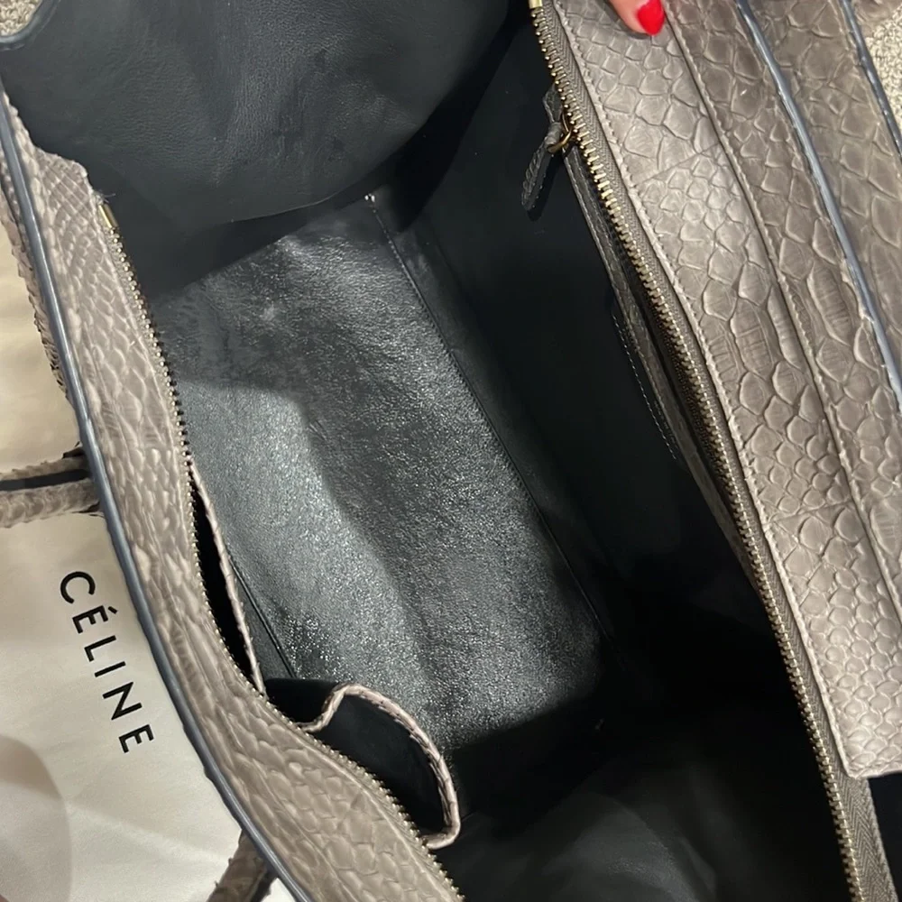 Celine Bag, Size Medium, Python Skin - Picture 9 of 13